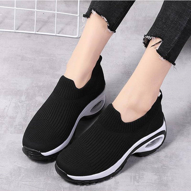 Women Air Cushion Mesh Breathable Sports Shoes