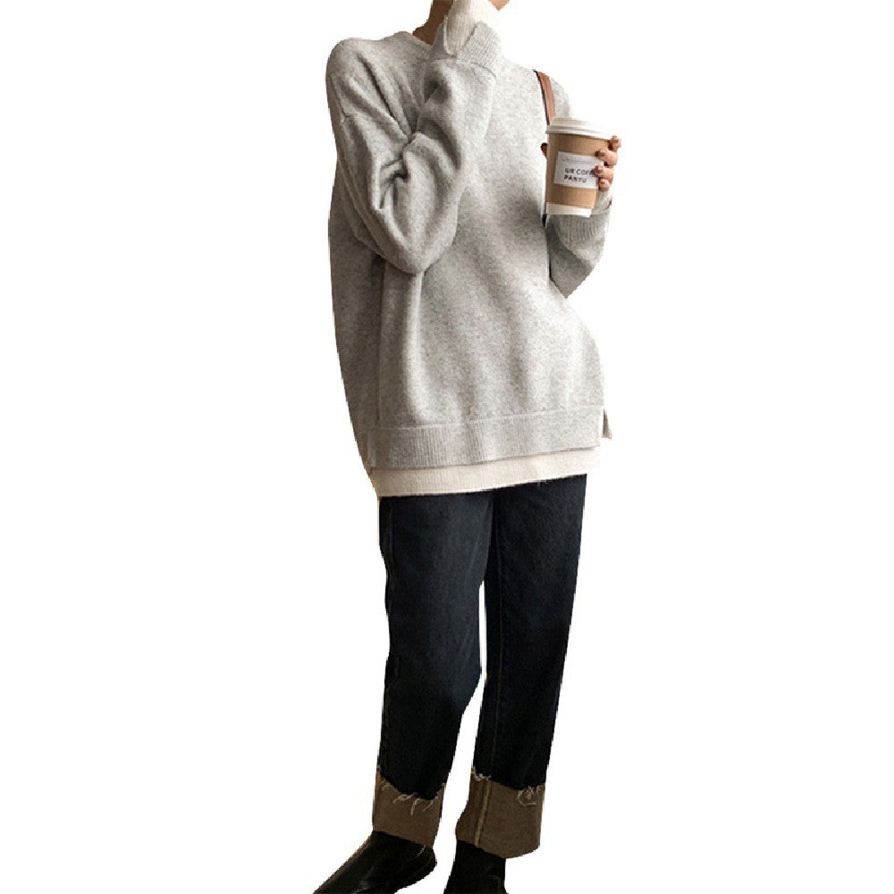 Women's Fashion Knitting Sweater Underlay