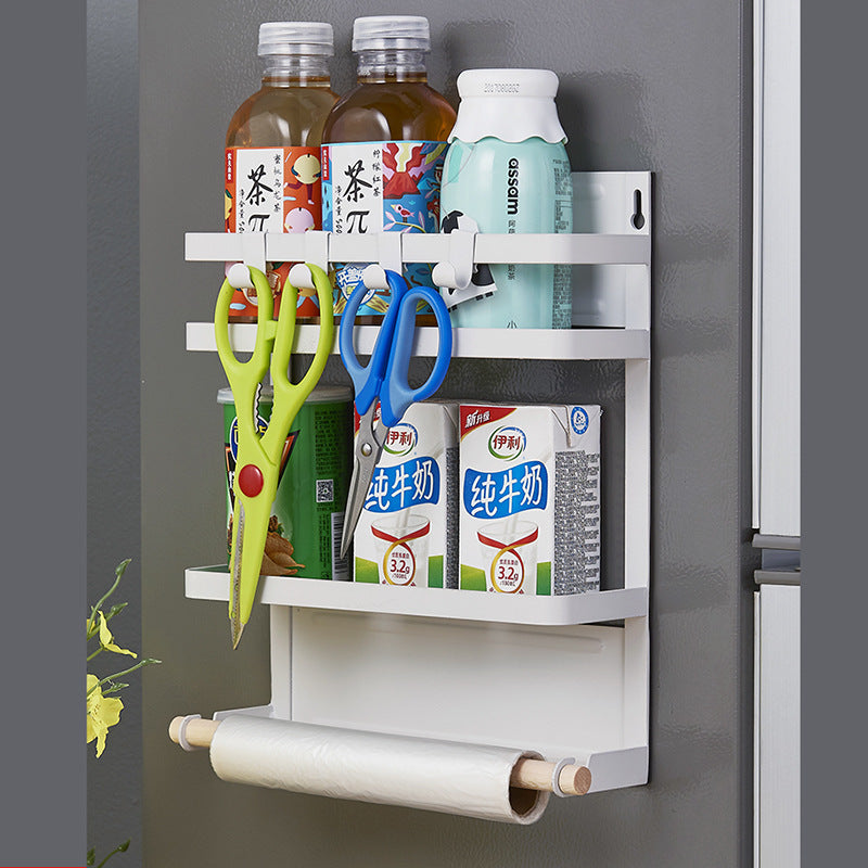 Magnetic refrigerator rack