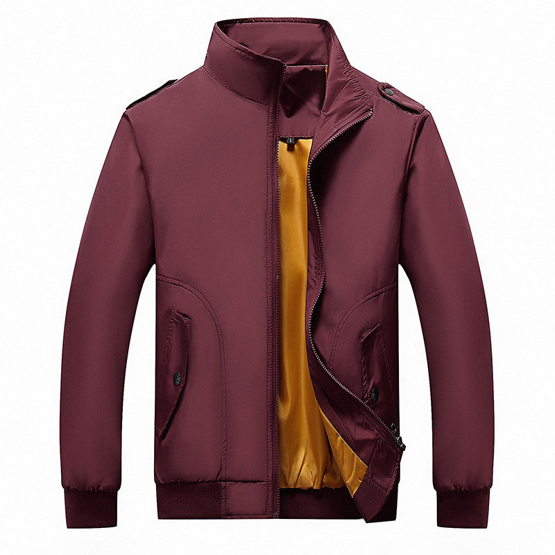 Men's Fashion Casual Zipper Regular Pocket Jacket