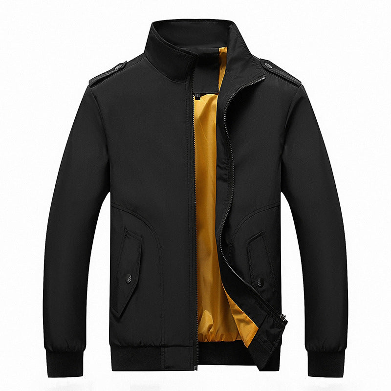 Men's Fashion Casual Zipper Regular Pocket Jacket