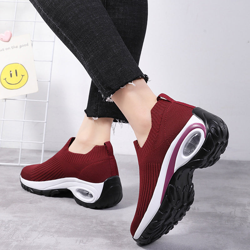 Women Air Cushion Mesh Breathable Sports Shoes