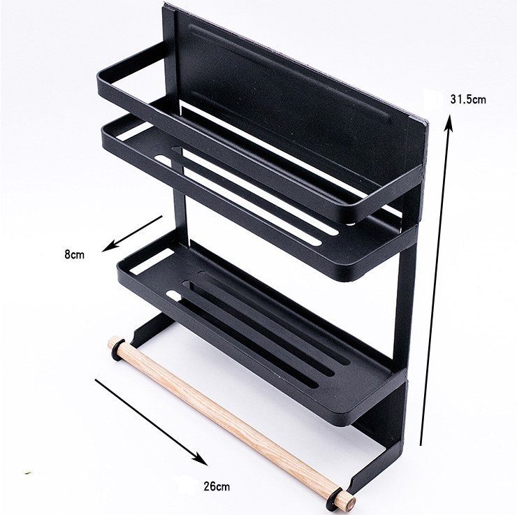 Magnetic refrigerator rack