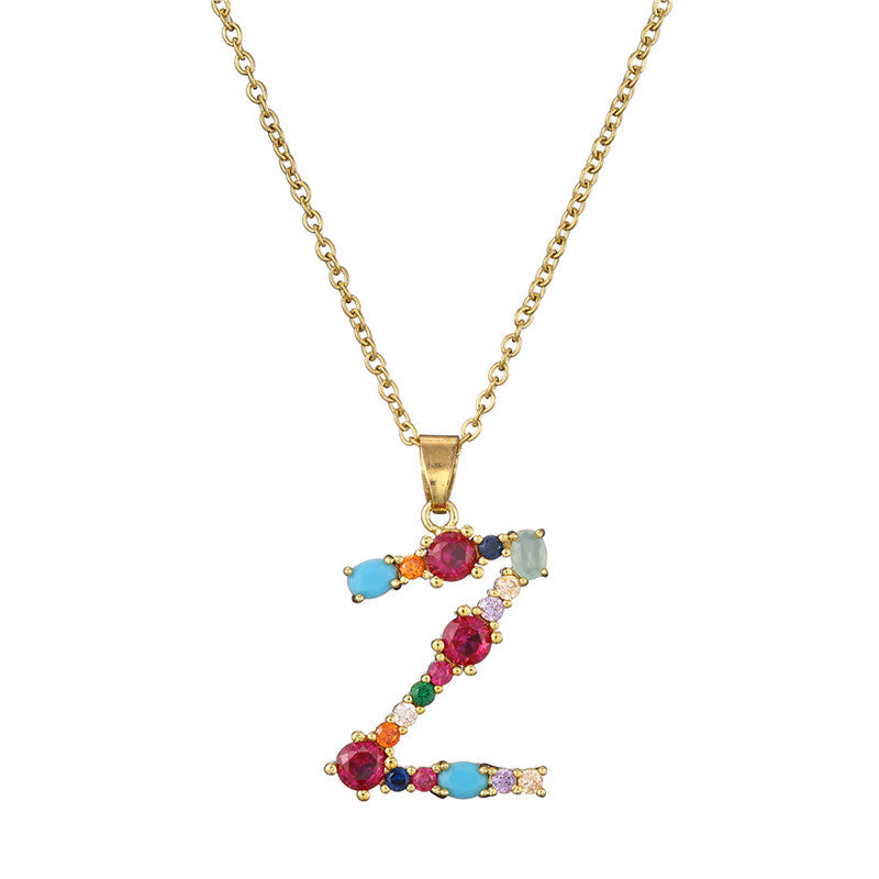 26 English Letter Necklace