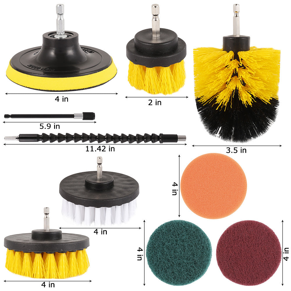 Multifunctional Brush For Automobile Tires