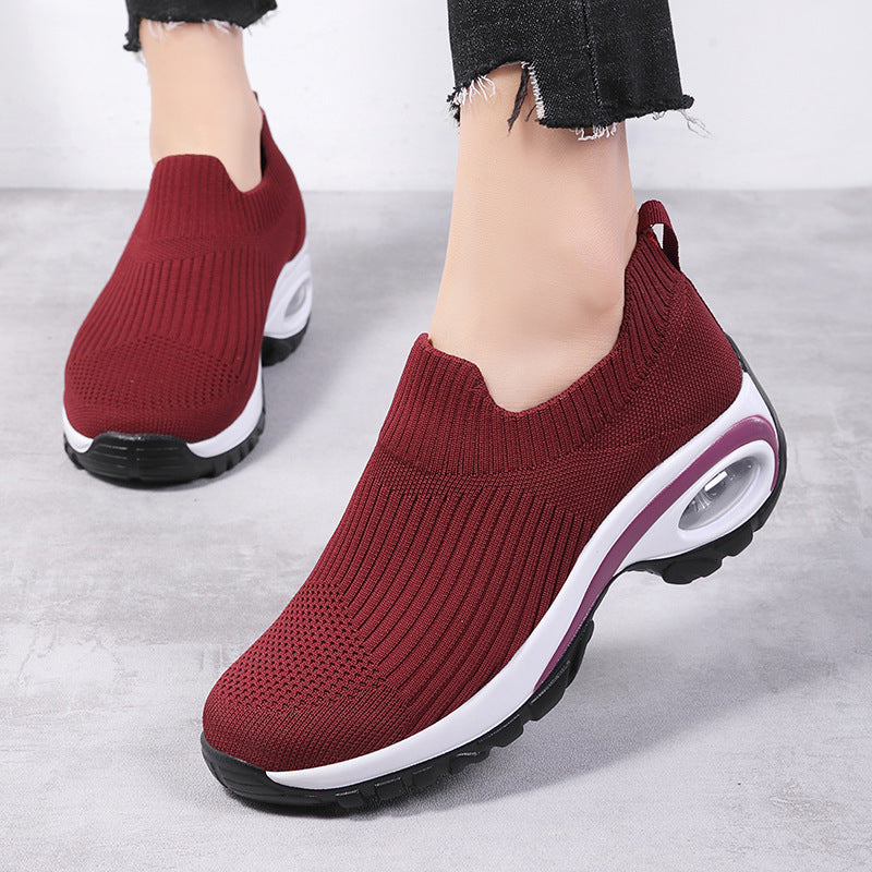 Women Air Cushion Mesh Breathable Sports Shoes