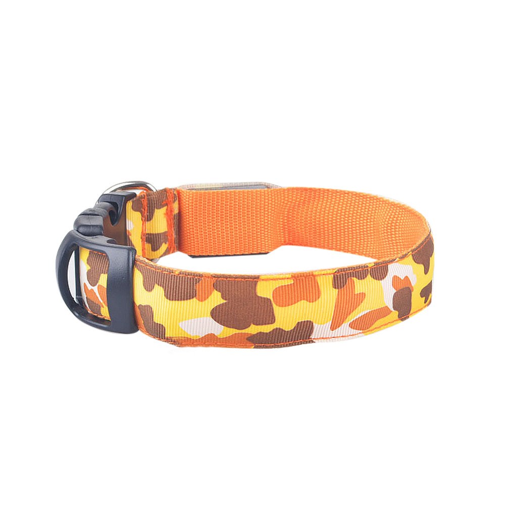 Camouflage Pet fournit un collier de chien lumineux