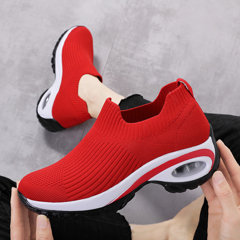 Women Air Cushion Mesh Breathable Sports Shoes