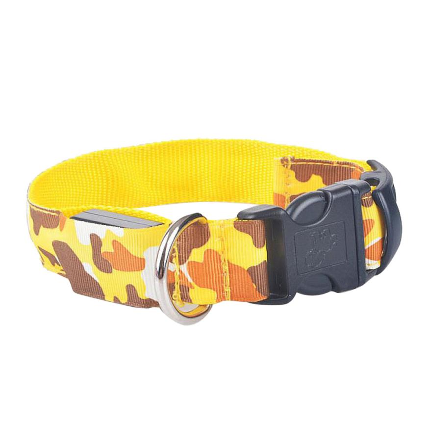 Camouflage Pet fournit un collier de chien lumineux