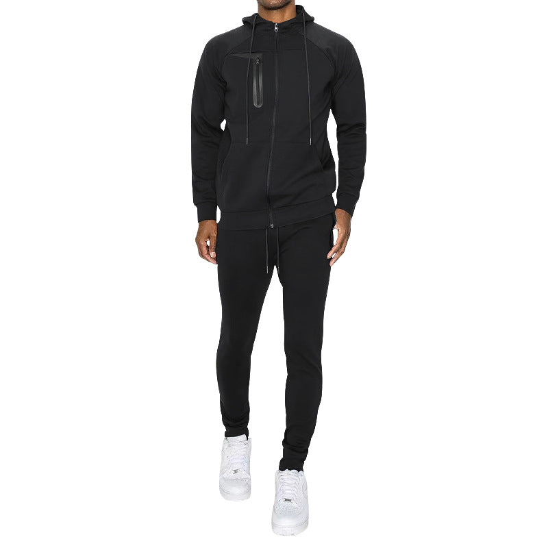 Men's Fashion Casual Exercise Top Pants Suit