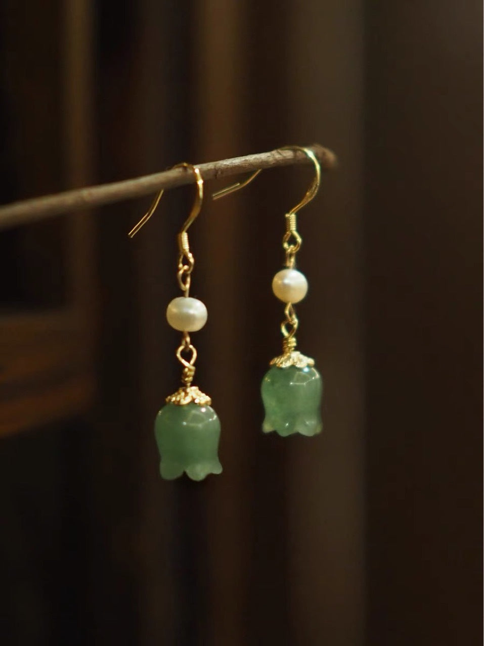 Dongling Jade Ancient Earrings