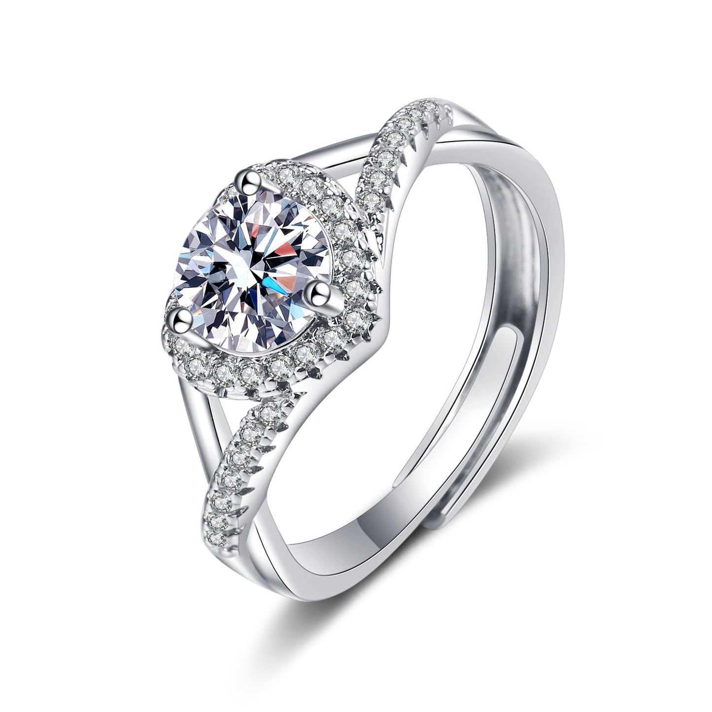 Zircon/Diamond Women Ring