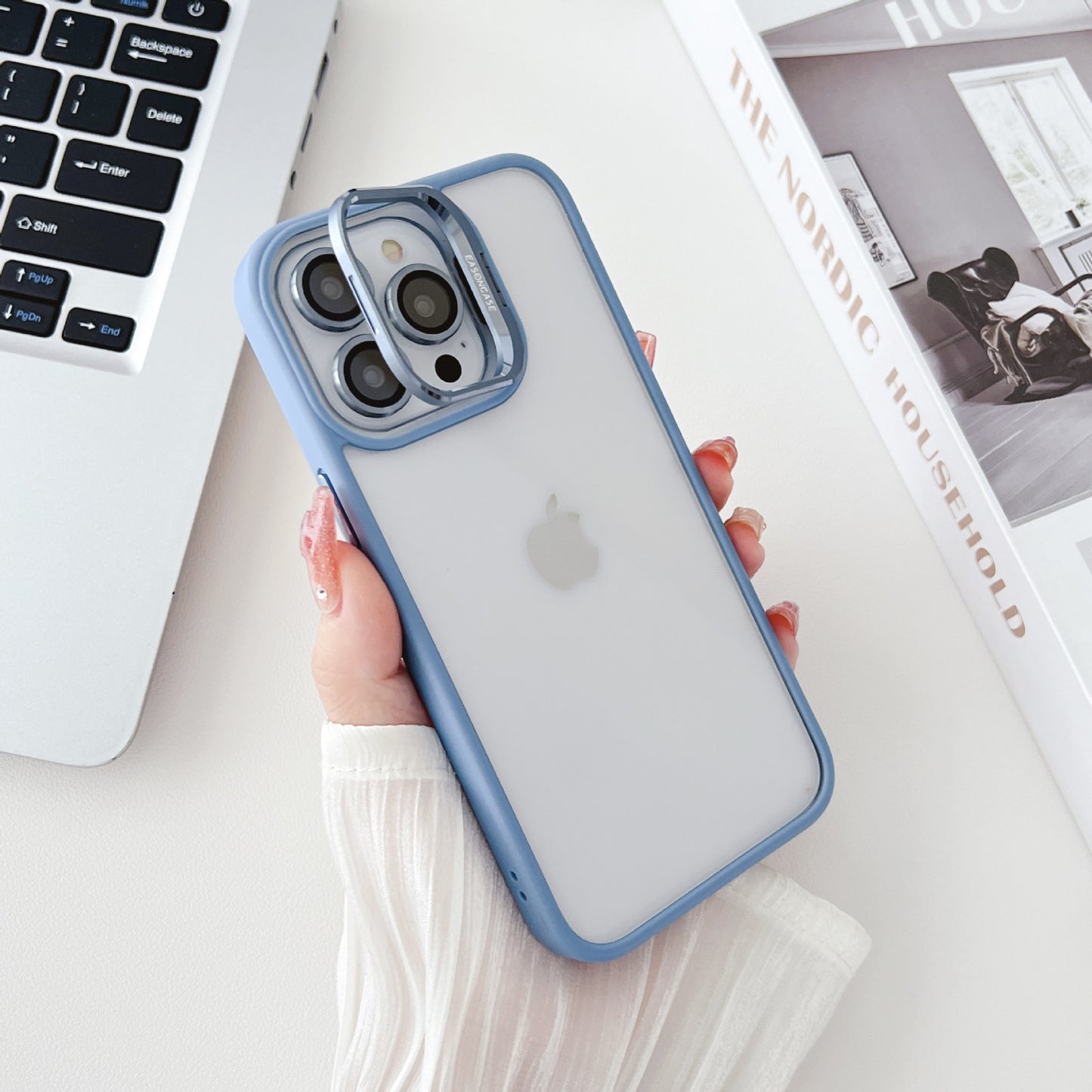 Apple Mobile Phone Case Transparent with Lens Film