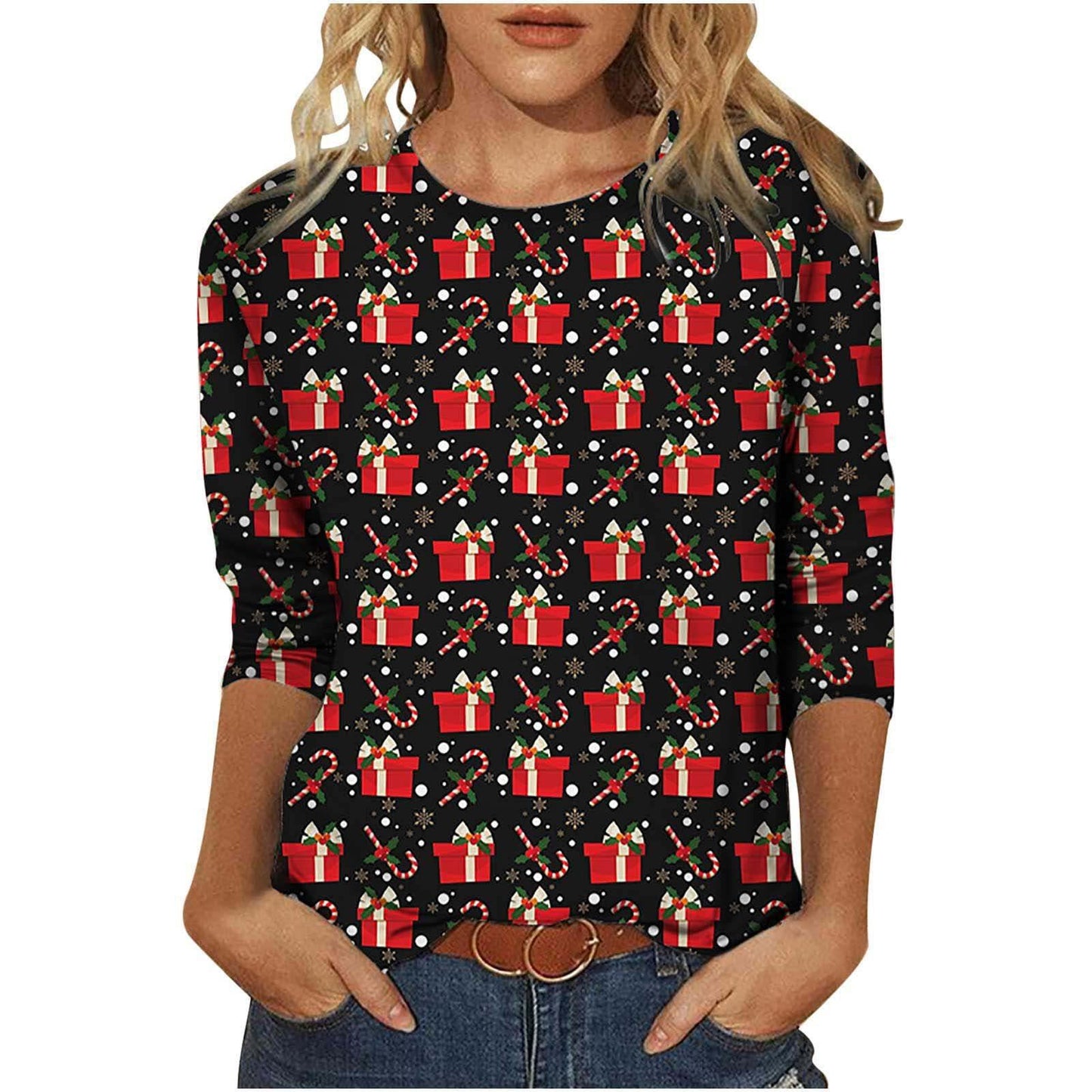 Christmas Women's T-shirt 3d Homewear