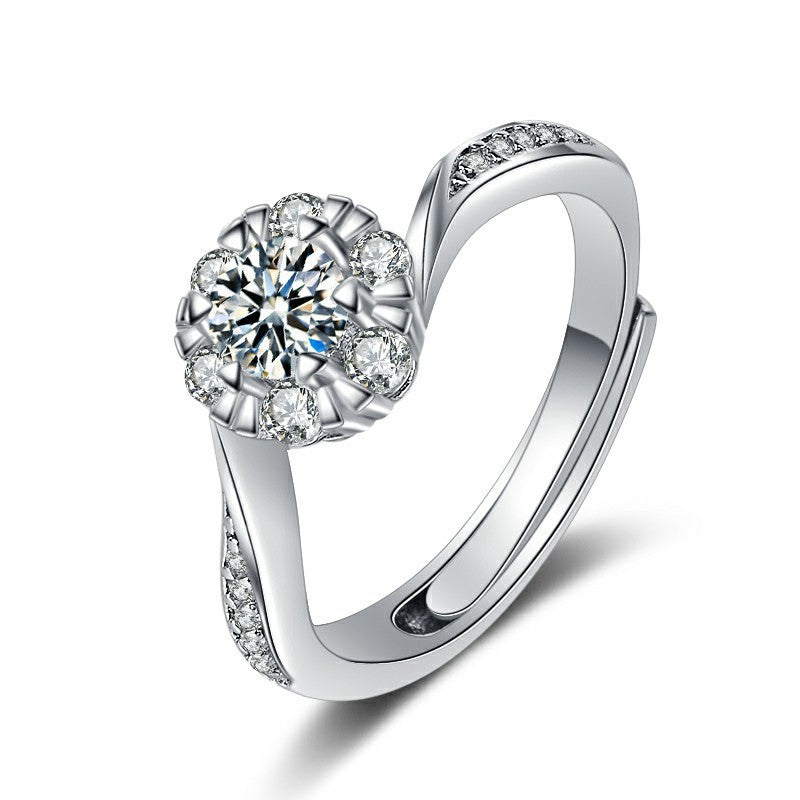 Zircon/Diamond Women Ring