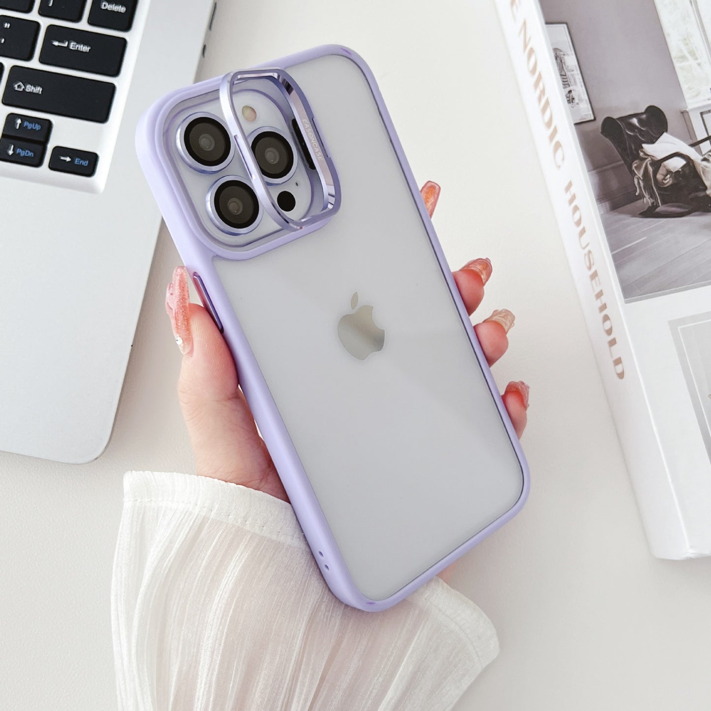 Apple Mobile Phone Case Transparent with Lens Film