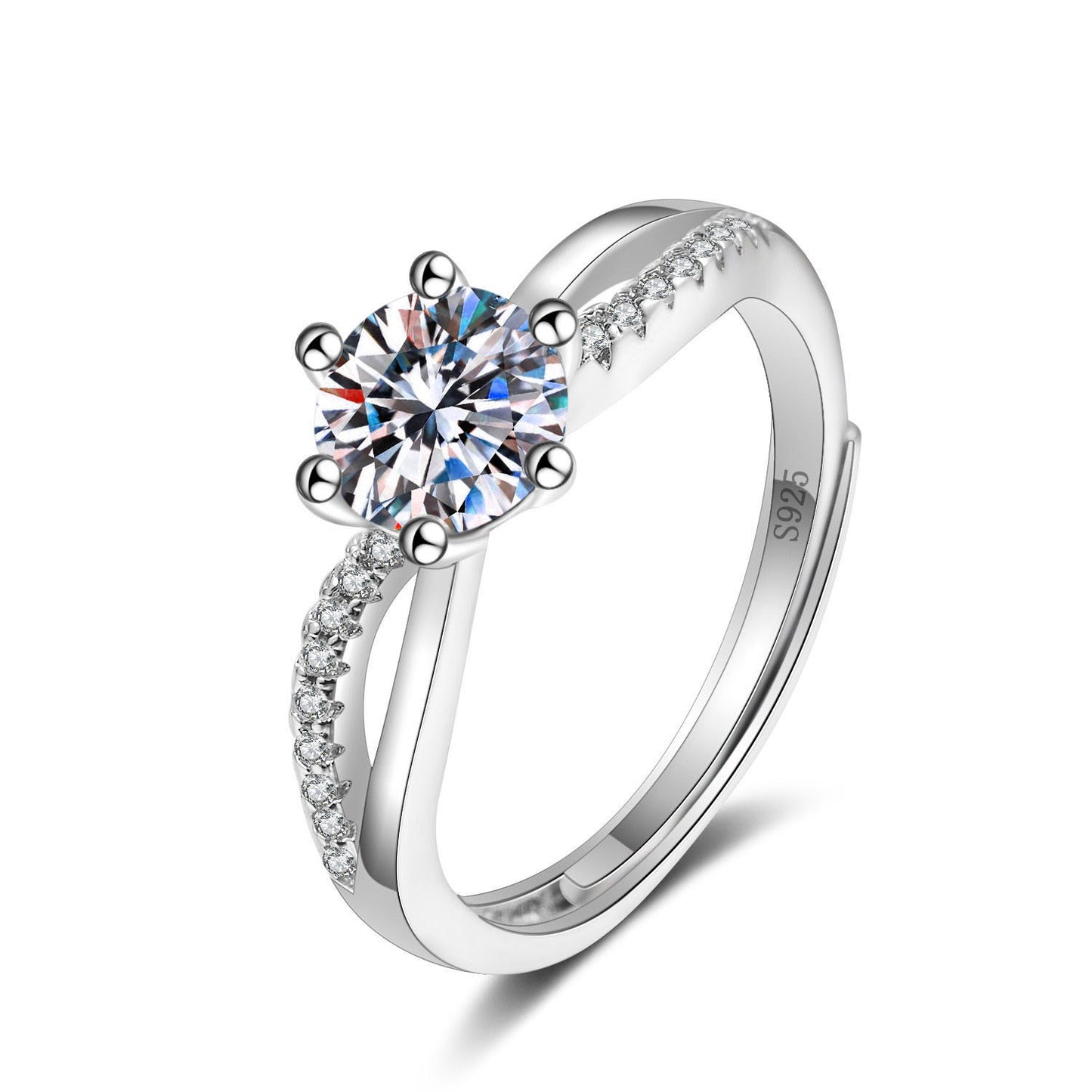 Zircon/Diamond Women Ring