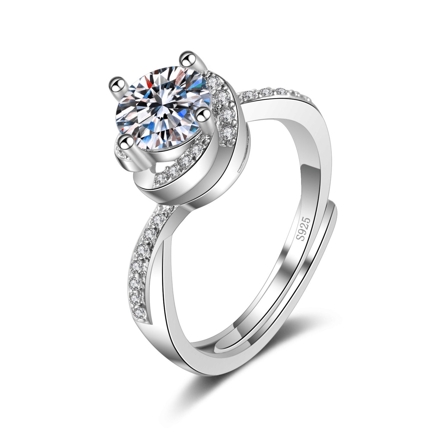 Zircon/Diamond Women Ring