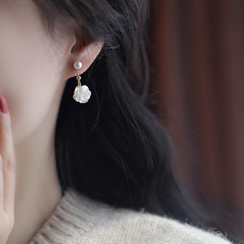 Silver Needle Earrings