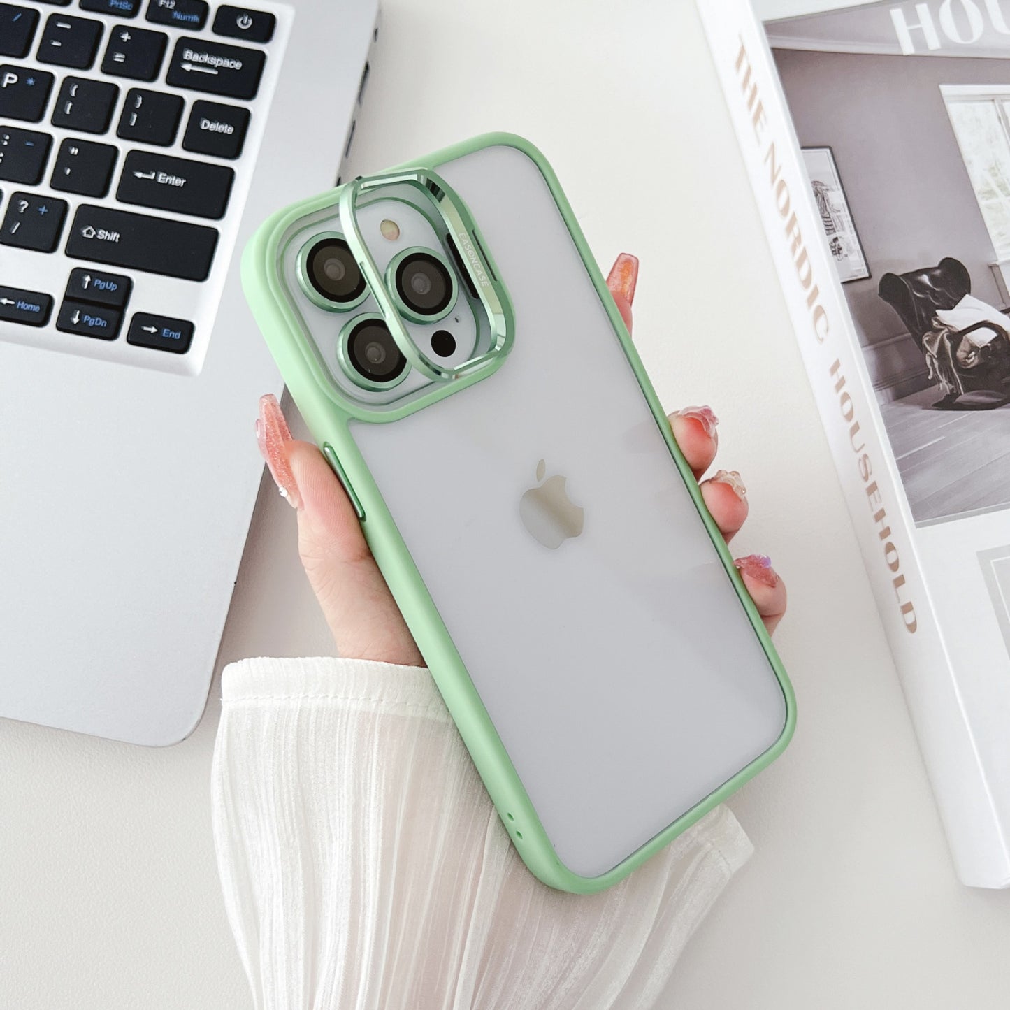 Apple Mobile Phone Case Transparent with Lens Film