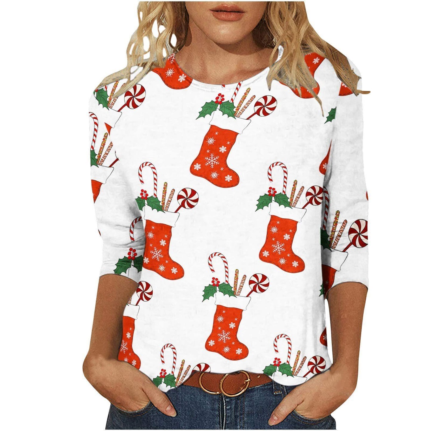 Christmas Women's T-shirt 3d Homewear