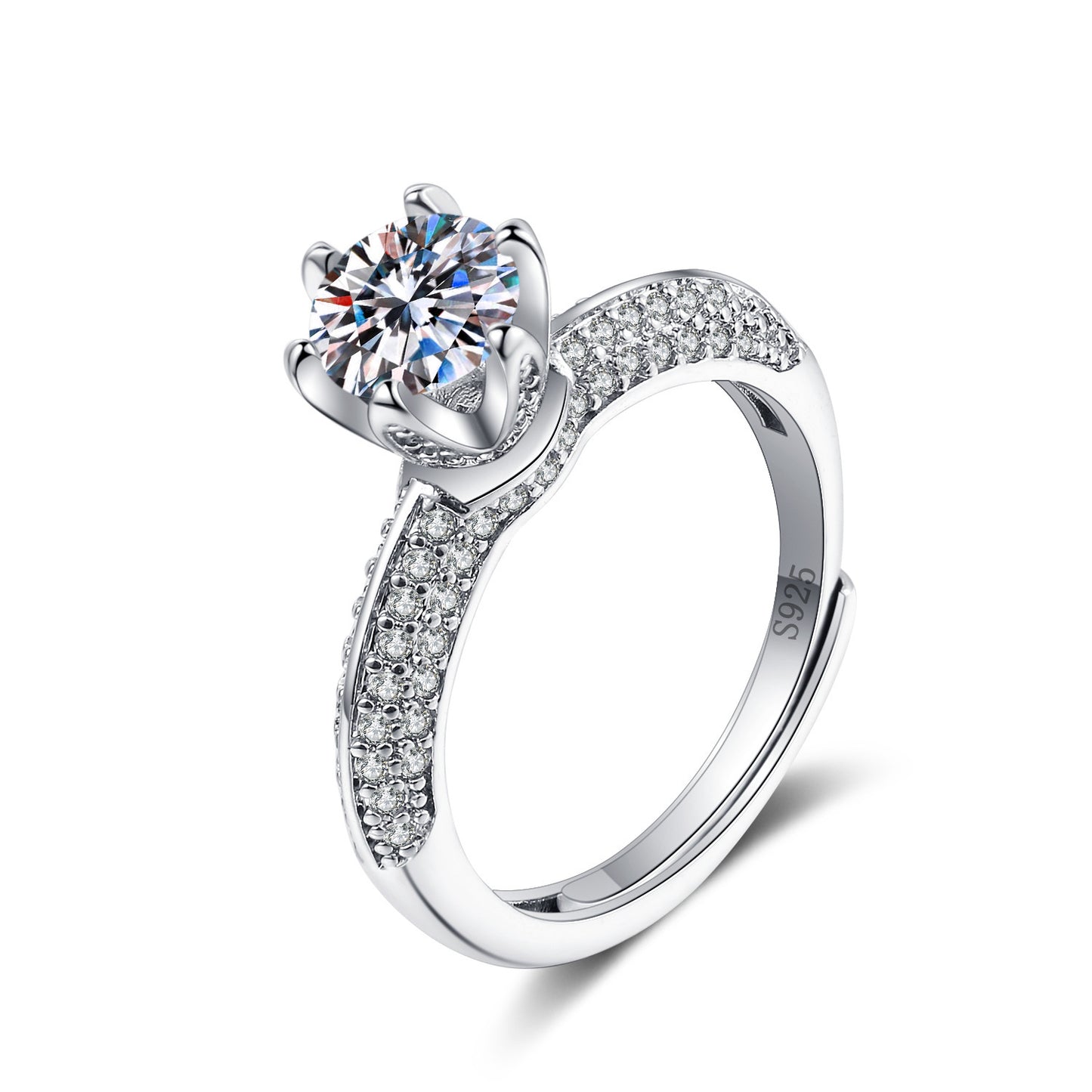 Zircon/Diamond Women Ring