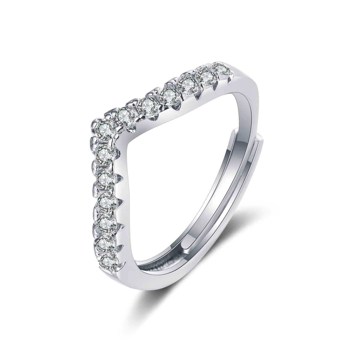 Zircon/Diamond Women Ring