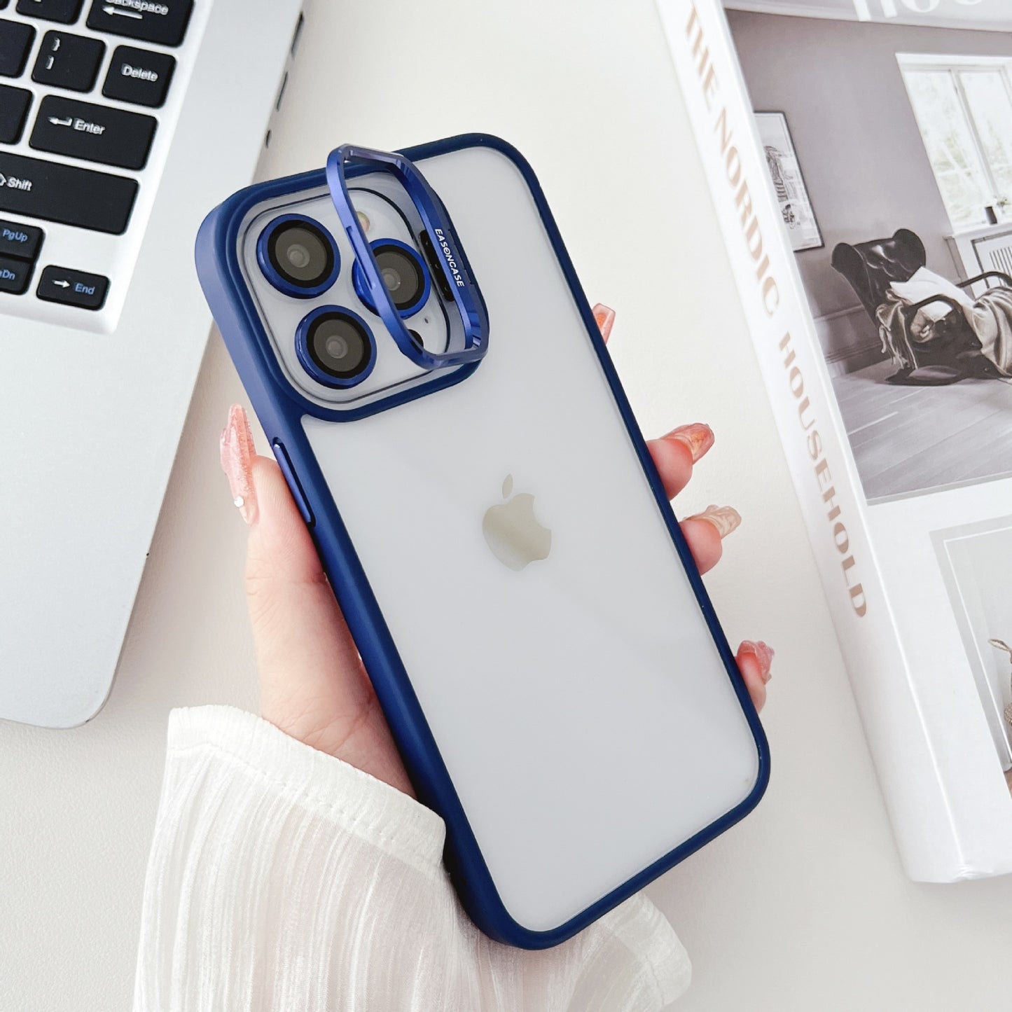 Apple Mobile Phone Case Transparent with Lens Film