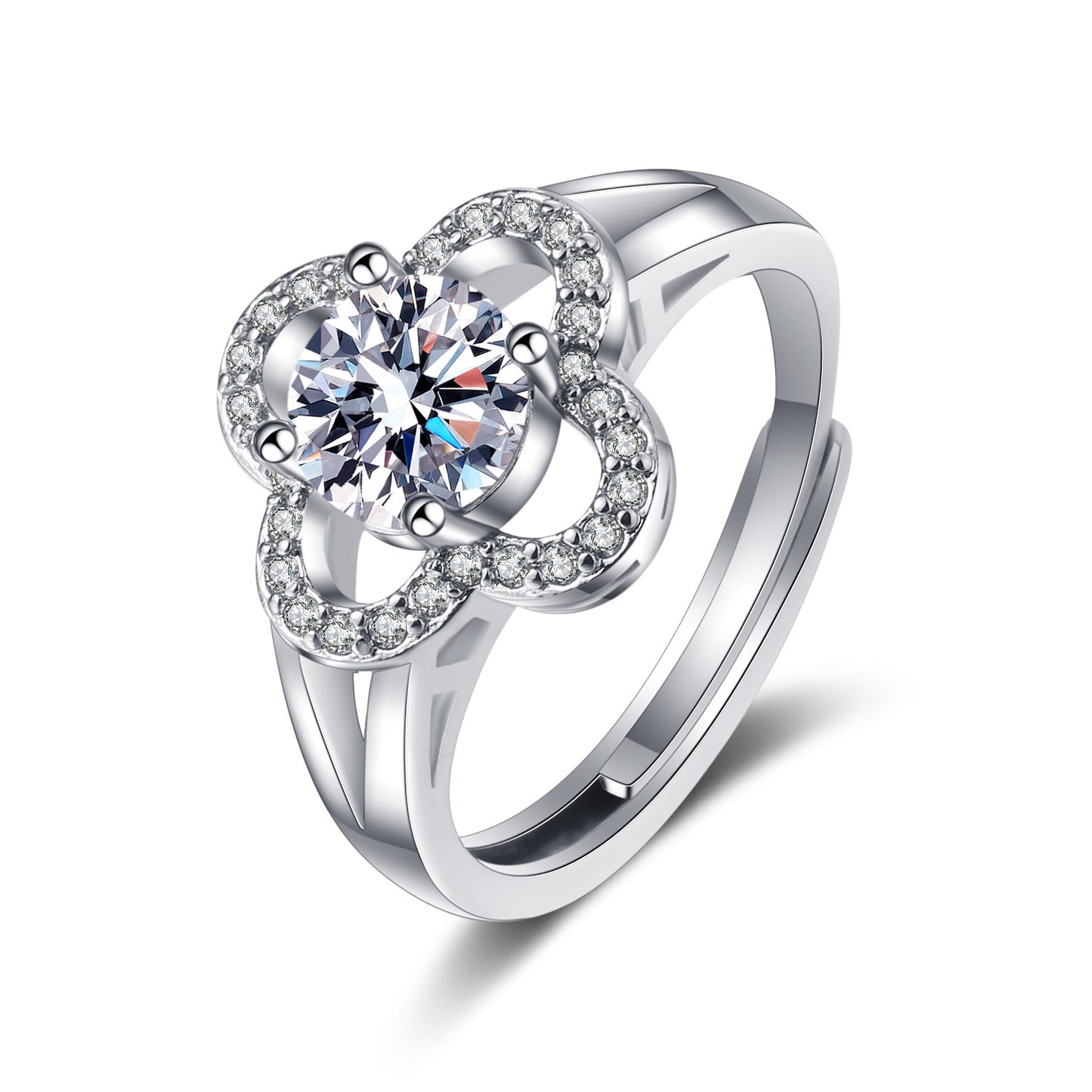 Zircon/Diamond Women Ring