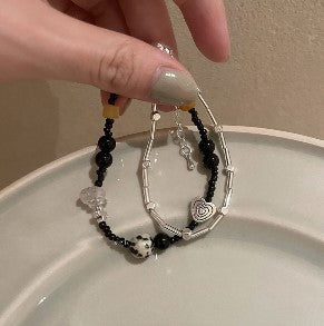 Natural Agate Stone Beaded Bracelet