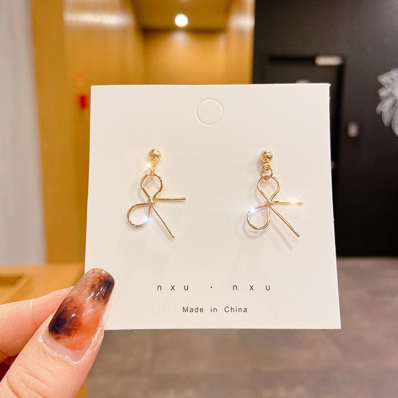 Silver Needle Earrings