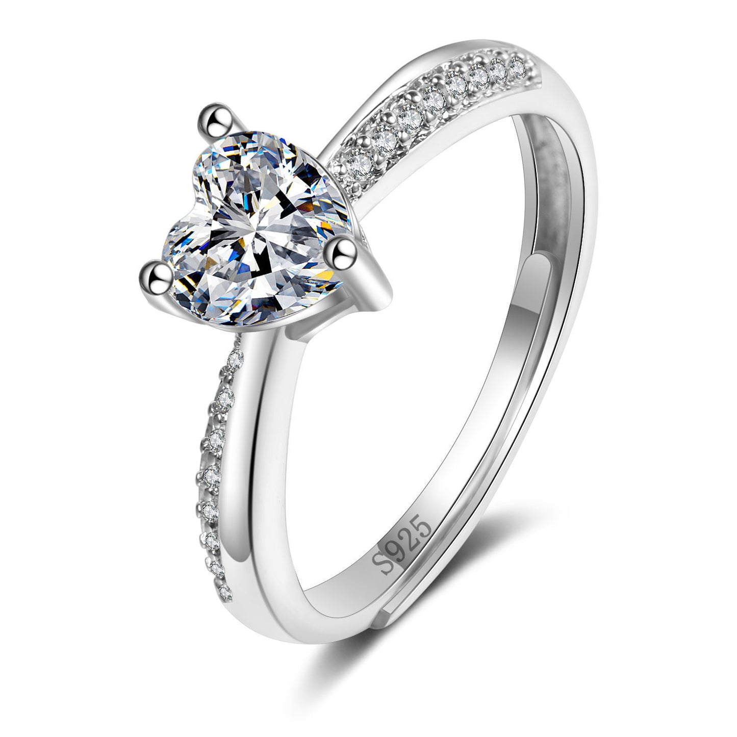 Zircon/Diamond Women Ring