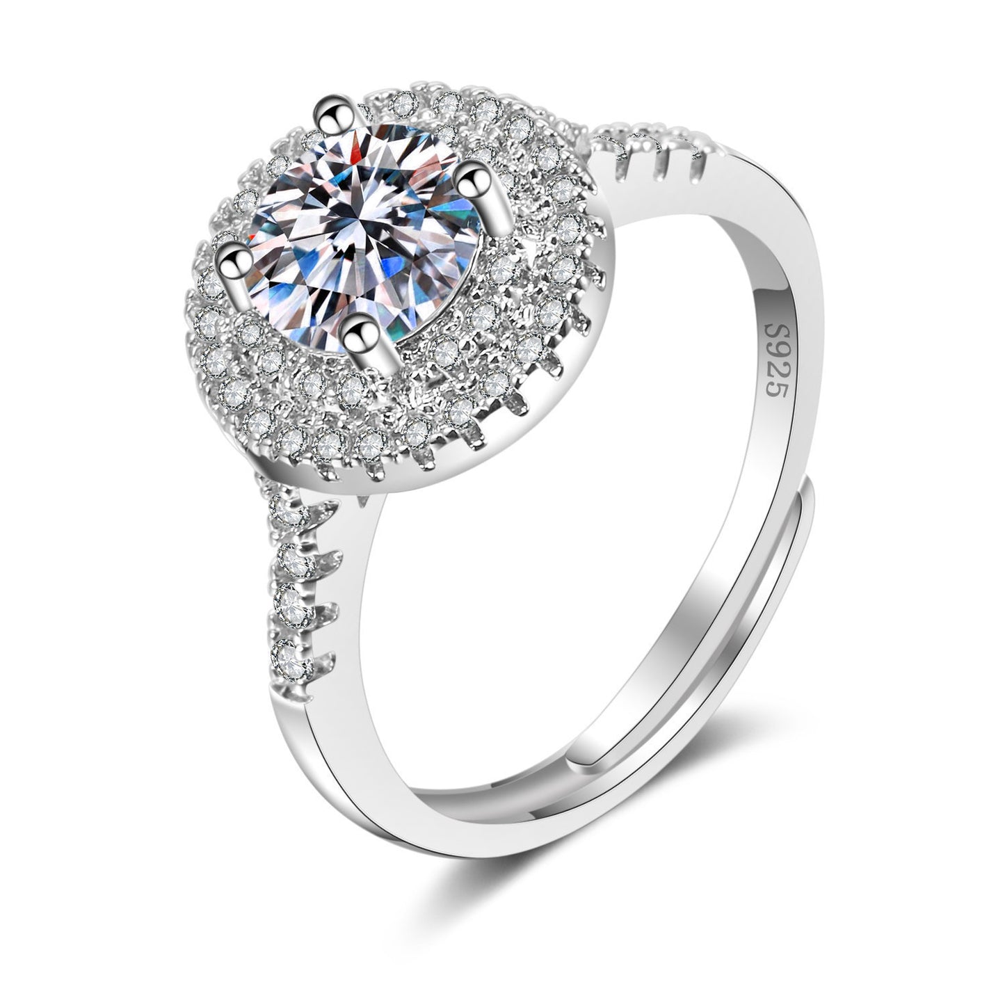 Zircon/Diamond Women Ring