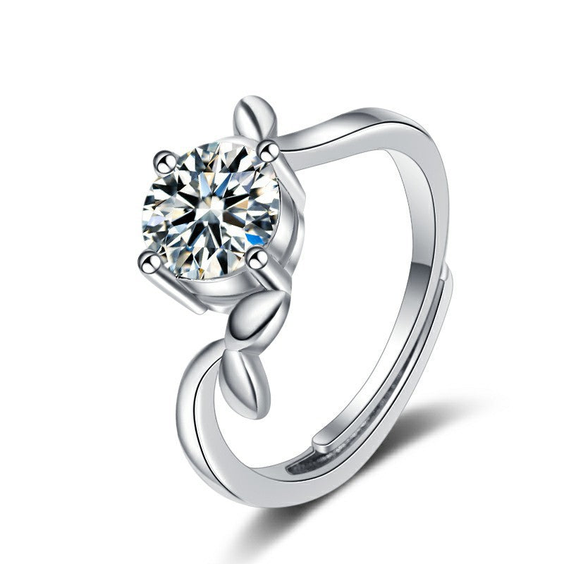 Zircon/Diamond Women Ring