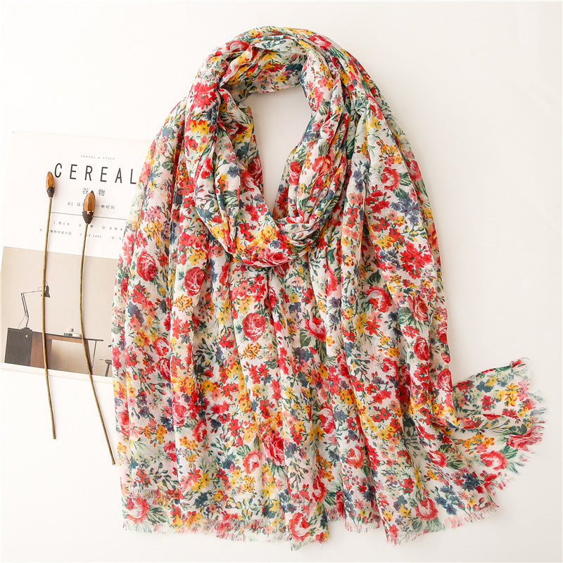 Yarn Cotton And Linen Feel Scarf