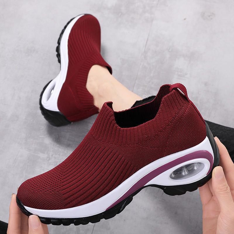 Women Air Cushion Mesh Breathable Sports Shoes