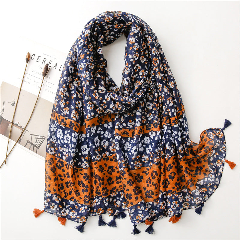 Yarn Cotton And Linen Feel Scarf