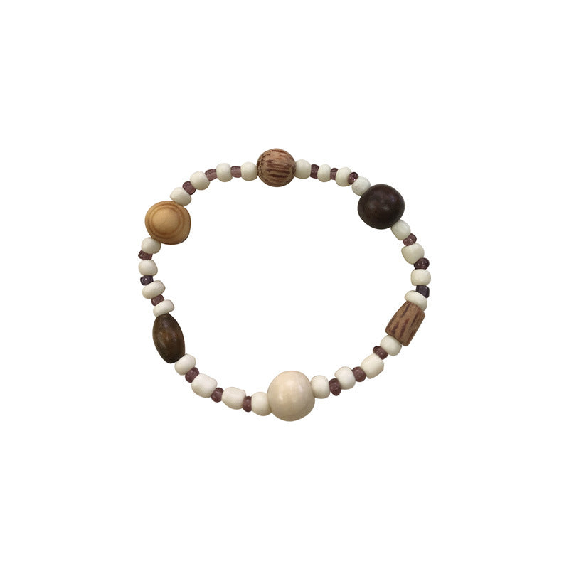 Natural Agate Stone Beaded Bracelet