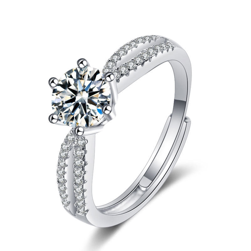 Zircon/Diamond Women Ring